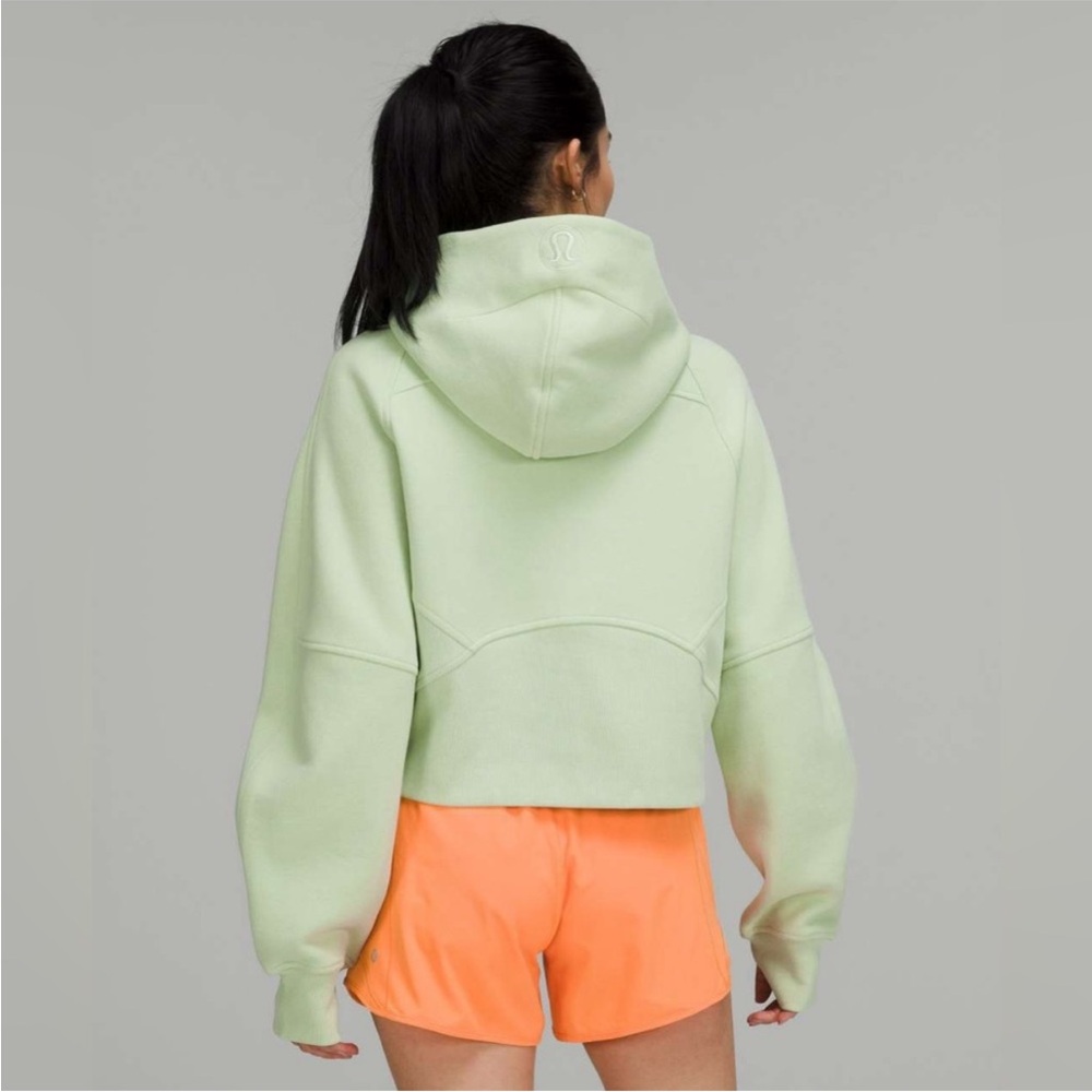 Lululemon Scuba Oversized Half-Zip Hoodie Creamy Mint - Picture 2 of 7